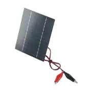 Portable 10W 12V Solar Panel for Charging Batteries in Outdoor Settings