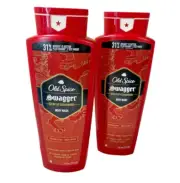 Old Spice Men Body Wash Swagger Scent of Cedarwood 2 pack (21 fl.oz ea.)