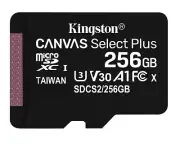256GB Kingston Canvas Select Plus Micro SDXC UHS-I Class 10 Memory Card