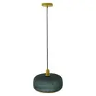 Vela Modern Matte Black Metal Pendant Light with Adjustable Cord