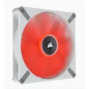 [CO-9050129-WW] ML140 LED ELITE White, 140mm Magnetic Levitation Red LED Fan Single Pack