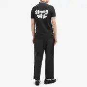 Comme des Garçons SHIRT x Fred Perry Tipped Back Print Polo