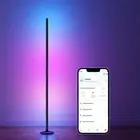 GonHui Corner Floor Lamp, LED Smart Floor Lamp Compatible with Alexa, Color C...