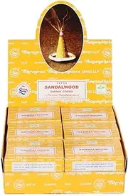 Satya Sai Baba Nag Champa Sandalwood Cones Incense 12 Boxes