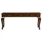 Long Hall Table, W180xD35cm, Medium Mahogany Brown, Timber, Console Table.
