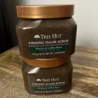 Tree Hut Firming Sugar Scrub Mocha & Coffee Bean 18 OZ Set of 2 jars BRAND NEW