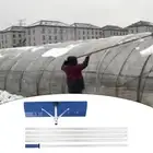 Roof Rake Roof Snow Rake Lightweight Portable Removable Extendable Handle
