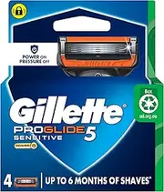 Gillette Fusion ProGlide Power Razor Blades, 4 Count