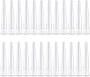 WELANE White Caulking Tool, 20 PCS Caulking Tips for Silica Gel Doors and Windows (2 x 10cm/0.78 x 3.93in)
