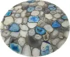 Natural Mix Agate Coffee Table Top ,Agate Geode Center Office Desk Top, Decor