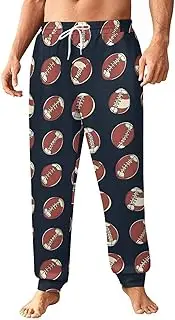 [Generic] Men's Sweatpants, Football Grid Formation-25, Polyester Joggers, Sweatpants Jogging Pants for Workout Running