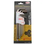Eight Tool TMS-9 - 9 Piece Hexagon Wrench Set