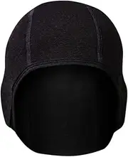 [BESTYASH] 1Pc Windproof Cycling Beanie Hat Outdoor Sports Headgear for Under Helmet Comfortable Warm Design for Cycling Running Fishing Hiking Activities Black