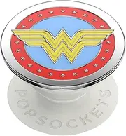 PopSockets: PopGrip - Expanding Stand and Grip with a Swappable Top for Smartphones and Tablets - Wonder Woman Enamel