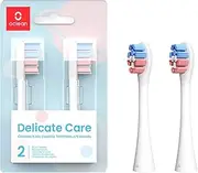 Oclean Replacement Toothbrush Heads for Kids Compatible with All Oclean Electric Handles, FDA Approved (Pack of 2), White
