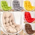 Thick cushion seat pad for hanging egg chair, outdoor use.