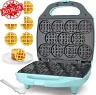 , Bite-Size Mini Waffle Maker for Kids & Adults, Small Waffle Maker Mini Belgian