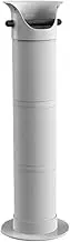 FytStycale Coffee Tap Container, Coffee Grounds, Practical Tools, Large Capacity, Floor -Standing Tapping Containers for Kitchen Restaurants, White