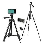 Professional Camera Tripod Stand Mount Remote + Phone Holder For Samsung Iphone