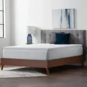 Lucid Comfort Collection Mattress Topper 2" Queen Breathable Gel Memory Foam