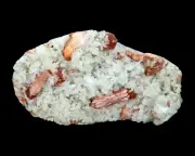 Natural Stilbite Chalcedony Minerals India #L 1283