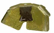 200 PACK Smell Proof Mylar Bags With Stars Resealable Zip Lock 4" x 6"