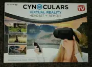 Virtual Reality 3D Glasses Adjustable Headset + Remote by Cynoculars