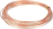 uxcell 99.9% Pure Copper Wire for Jewelry Making, 16 Gauge (1.3mm) Copper Craft Wire 14.8 Feet Beading Jewelry Making Supplies for Crafting Wreath Electroculture Gardening