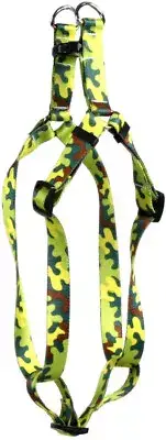 Yellow Dog Design Neon Camo Step-in Dog Harness, Small-3/4 Wide and fits Chest C