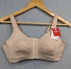 Berlei Post Surgery Crop Bra 14B Beige Front Back Opening Prosthesis Pockets New
