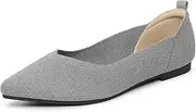 [Ankis] Ballet Flats Shoes for Women Dressy Comfortable, Pointed Toe Casual Work Flats for Women Foldable