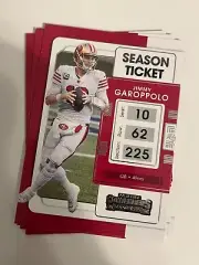 4x JIMMY GAROPPOLO 2021 Panini Contenders Football LOT #88