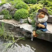 Fishing Dwarf Statue Garden Ornaments Fishing Old Man Gnome Sculpture Decor 10cm