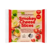 Woolworths Processed Cheese Slices Smokey 250g