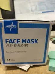 FACE MASK with Earloops MEDLINE NON27373 Case of 300