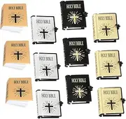 12pcs Mini Book Mini House Accessories Miniature Decors for Mini House Miniature Bible Book Decorations Decorative Book Models Book Model Ornaments Mini Furniture Ornaments Paper
