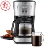 the Aroma Style Electric Drip Coffee Maker, Brushed Stainless Steel, LCM700BSS