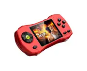 Red Car Shape Singles Handheld Game Console 620-in-1 Classic 3.0-inch Screen Retro Toy Machine Left and Right Control
