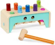Battat – Wooden Hammer Toy For Kids, Toddlers – Pounding Bench With Pegs And...