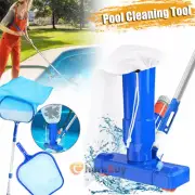 Pool Cleaning Tool - Skimmer Leaf Rake Mesh Net, Vacuum Suction Jet Cleaner Head