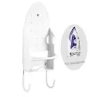 Wall Mounted Iron Rack Universal Ironing Board Hanger Household Holder White