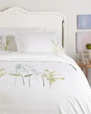 Melange Home Spring Blossom Embroidered Duvet Set