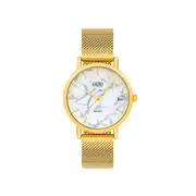 Elite Ladies Fleck Watch in Gold