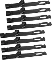 MUELODSIC 8pcs Motorbike Headlight Mounting Straps Durable Rubber for Motorcycle Lamp Fixture