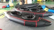 Inflatable Lightweight TPU Two Person River Micro PackRaft Kayak Canoe New