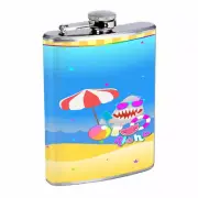 Aloha Em2 Flask 8oz Stainless Steel Hip Drinking Whiskey
