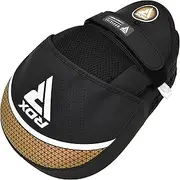 RDX Boxing Pads Curved Focus Mitts, Hook and jab Training Pads, Adjustable Strap Ventilated, MMA Muay Thai Kickboxing Coaching Martial Arts Punching Hand Target Strike Shield, Men Women Home Gym
