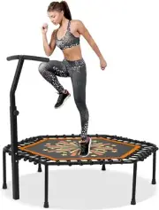 ADVWIN 50" Rebounder Mini Trampoline Australia Fitness Trampolines with Adjustab