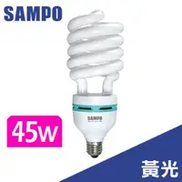 在飛比找蝦皮商城優惠-[福利品特賣]聲寶 SAMPO 45W螺旋燈泡-黃光