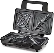 [GEEPAS] 1000W Deep Fill Toastie Maker | 4 Slice Electric Grill Press, Sandwich Toaster Perfect for Toasted Cheese Snacks | Cool Touch Handle, Automatic Temperature Control & Easy Clean Non-Stick Plate